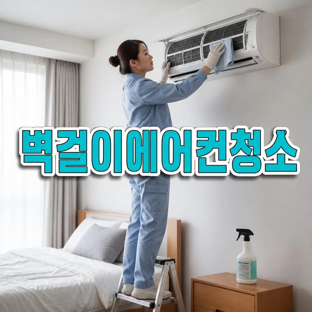 경상남도 청소업체추천 - 벽걸이에어컨청소 관련 상담 안내 이미지